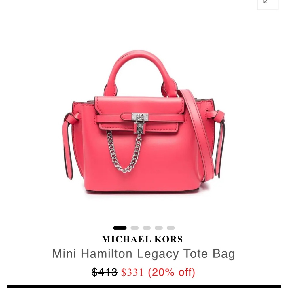 MICHAEL KORS Mini Hamilton Legacy Tote Bag - Picture 11 of 12
